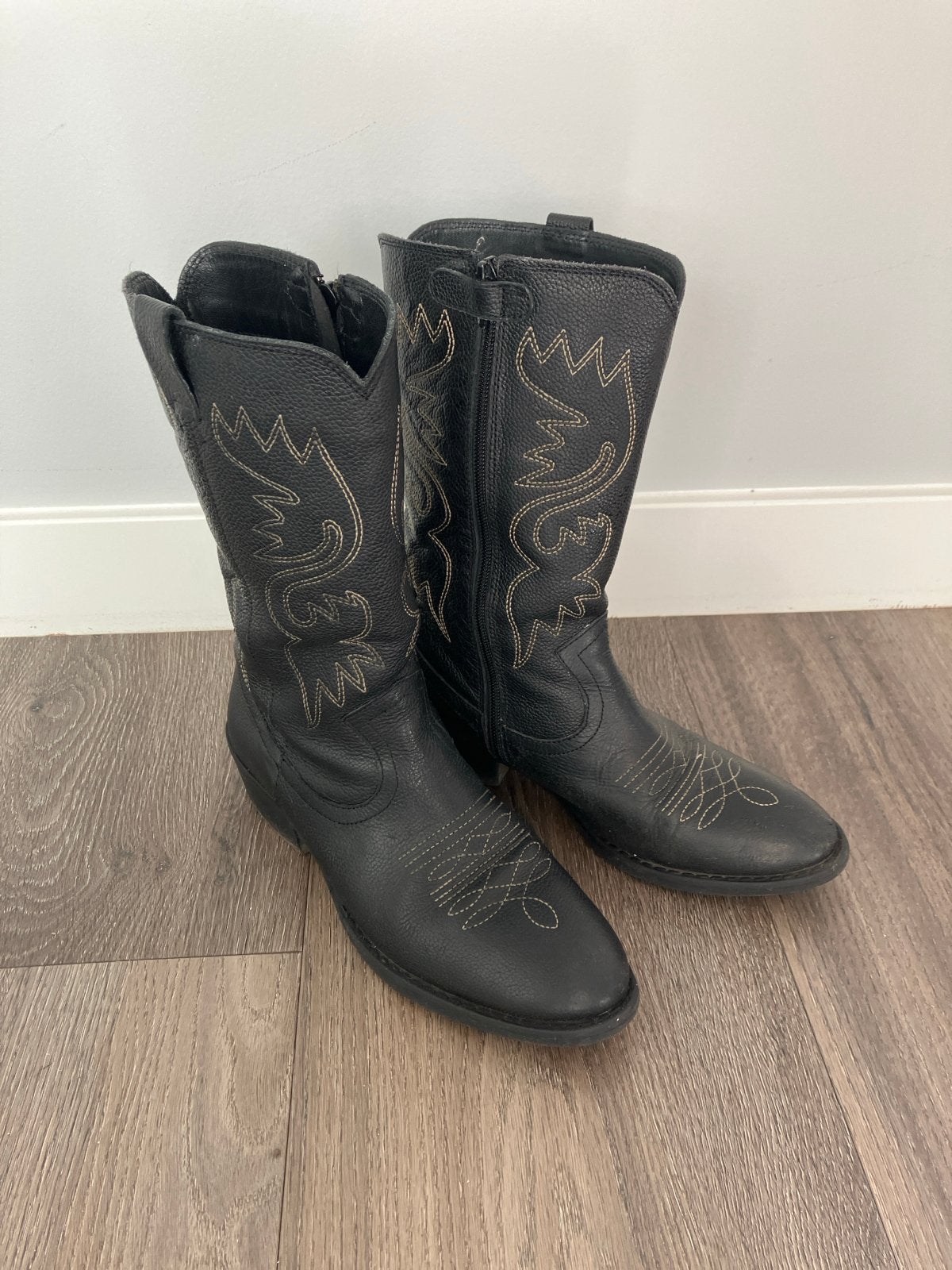 Nelson zwarte cowboylaarzen - Maat 38, Gebruikt, Meisje, Ophalen of Verzenden, Laarzen