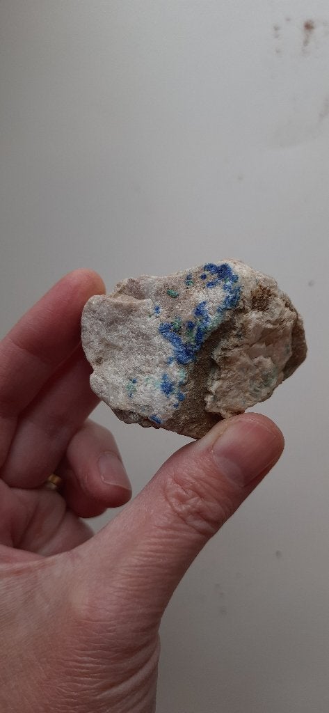 Azuriet-Malachiet uit Brixlegg - Oostenrijk, Ophalen of Verzenden, Mineraal
