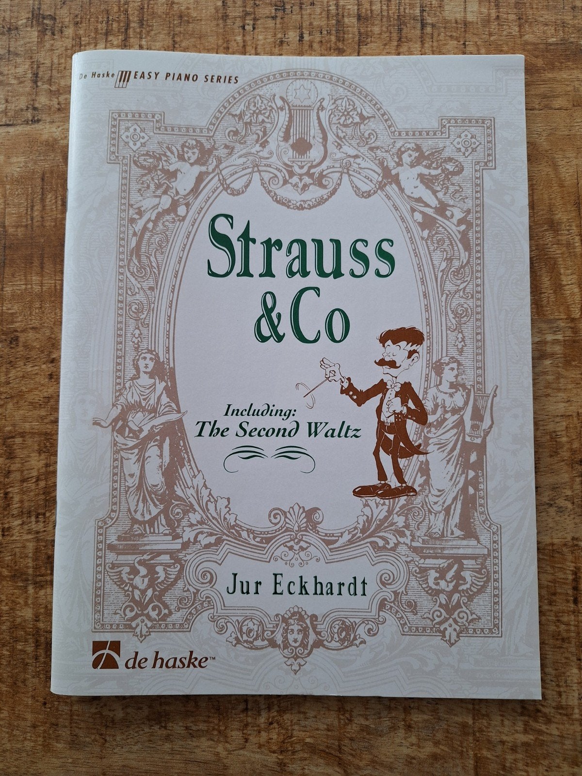 Strauss & Co - Easy Piano Series - Jur Eckhardt, Klassiek, Ophalen of Verzenden, Zo goed als nieuw, Artiest of Componist