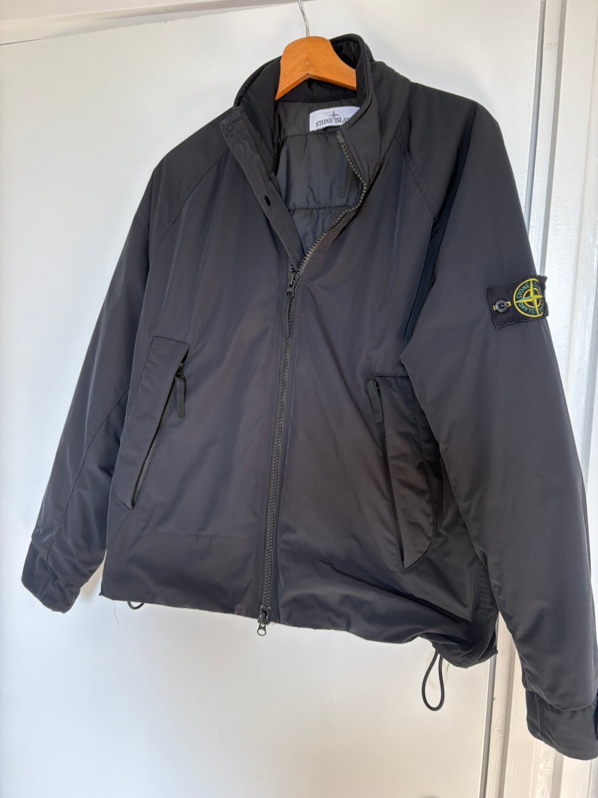 Stoneisland jas zwart maat s zgan, Ophalen of Verzenden, Zo goed als nieuw, Zwart