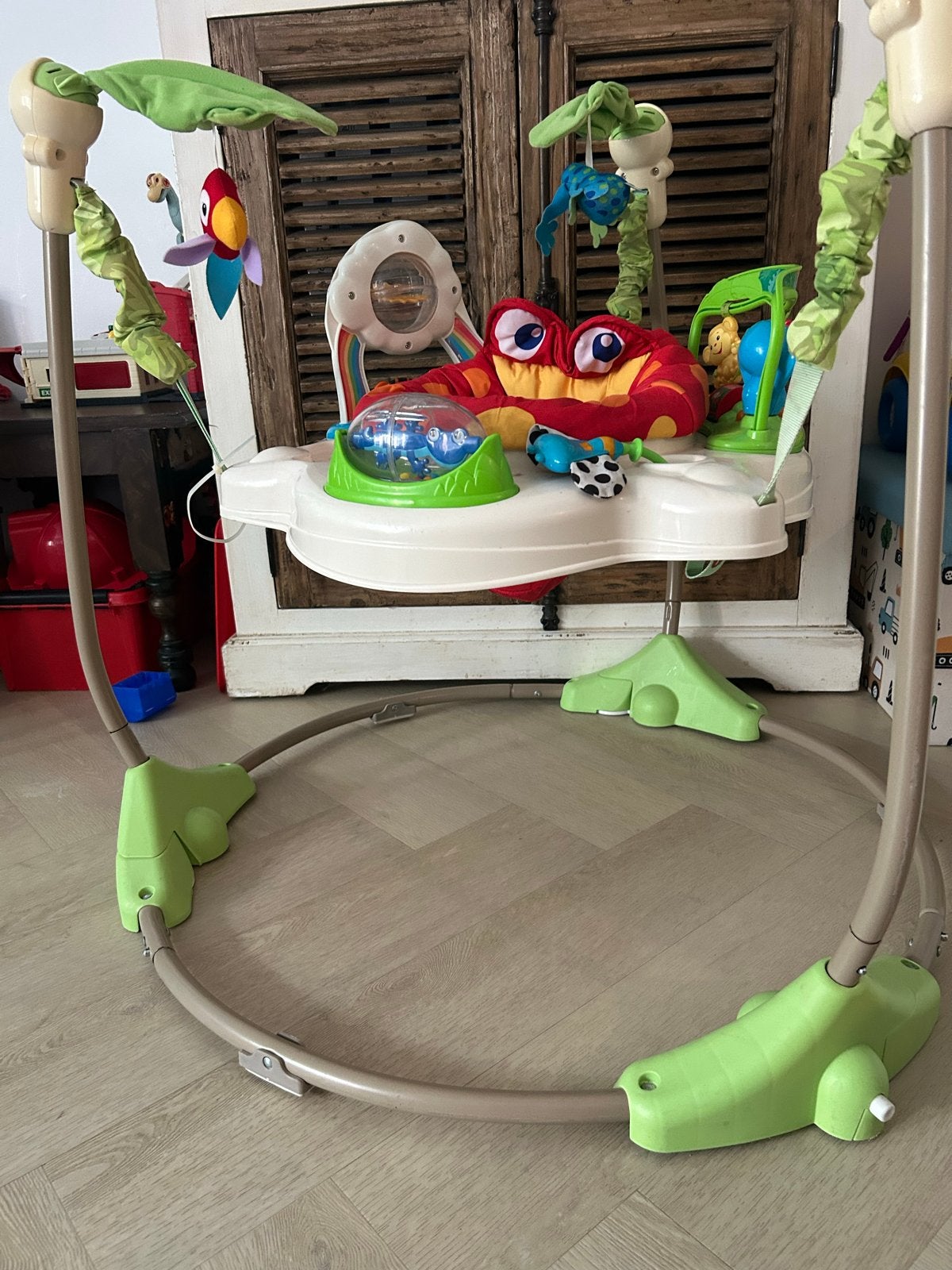 Fisher-Price Rainforest Jumperoo - Baby Activiteitencentrum, Ophalen, Gebruikt, Overige typen, Met licht