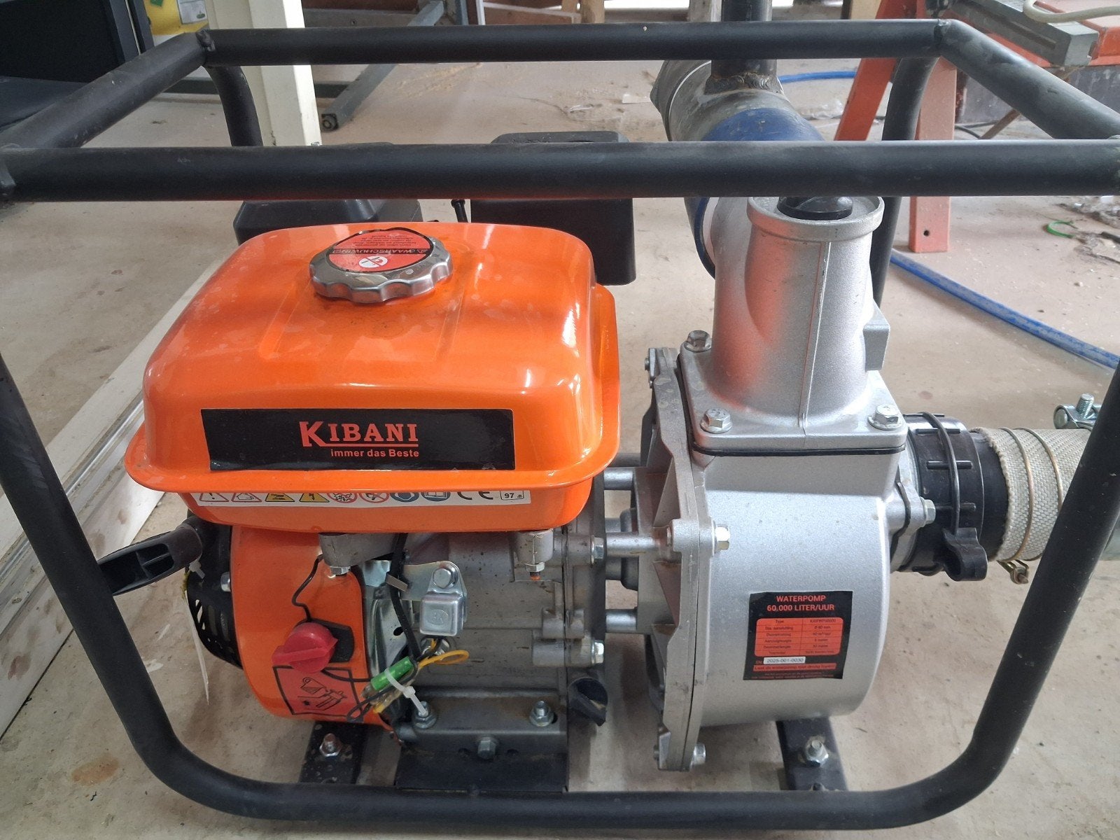 Benzine waterpomp 60 m³/uur - Kibani, Ophalen