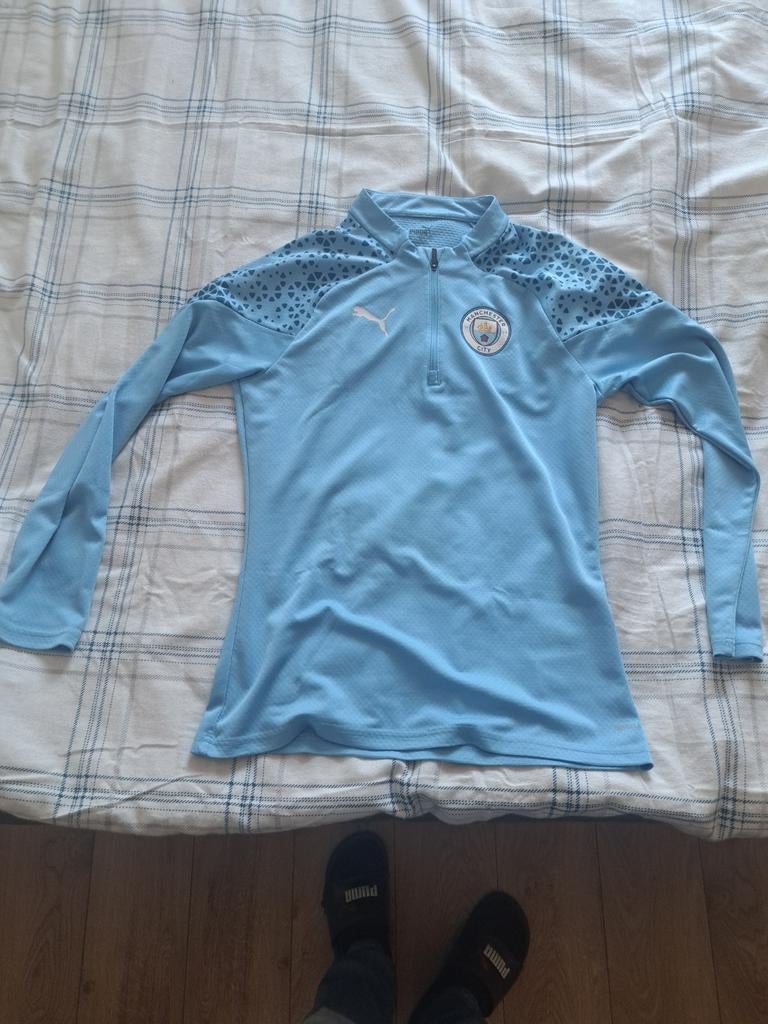 Manchester city trainingspak, Ophalen of Verzenden, Zo goed als nieuw, Maat 48/50 (M)