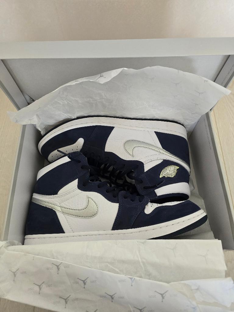 Nike Air Jordan 1 Retro High CO.JP Midnight Navy – Maat 45.5, Blauw, Nike, Ophalen of Verzenden, Sneakers of Gympen