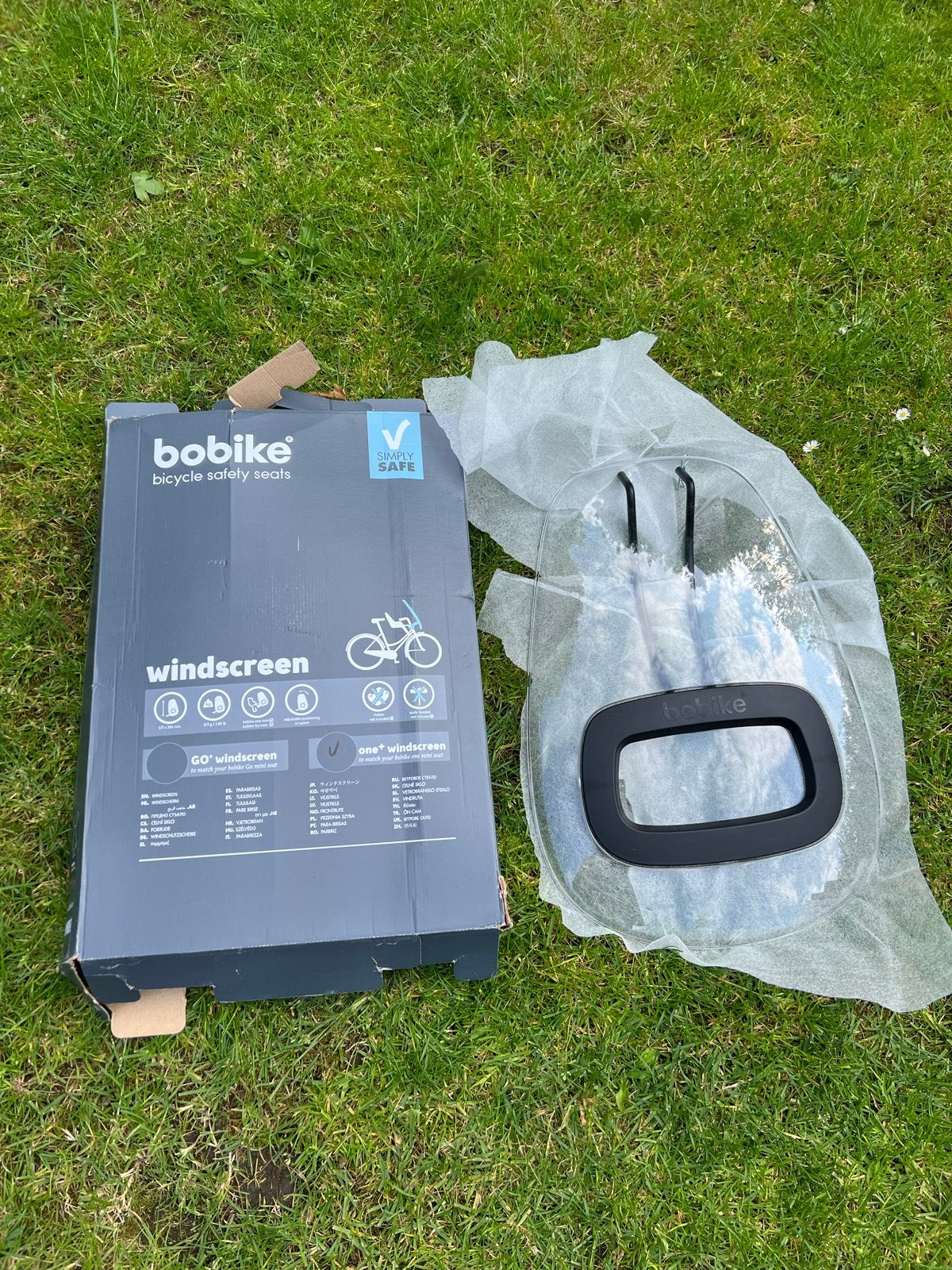 Bobike One+ Windscherm voor Fietszitje - Nieuw in Doos, Fietsen en Brommers, Ophalen, Nieuw
