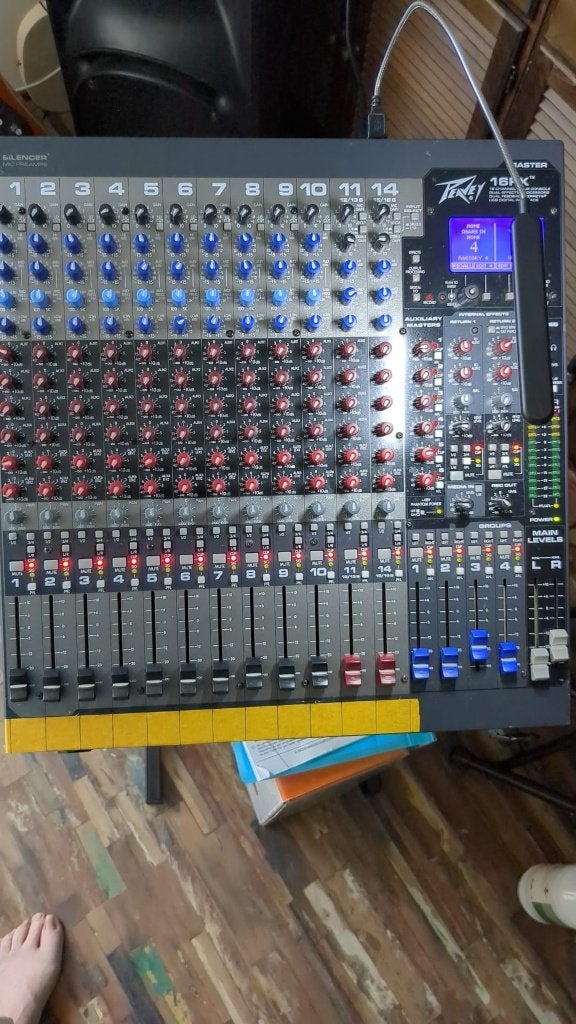 Mengpaneel Peavey 16FX, Muziek en Instrumenten, Ophalen, Gebruikt, 100 watt of meer