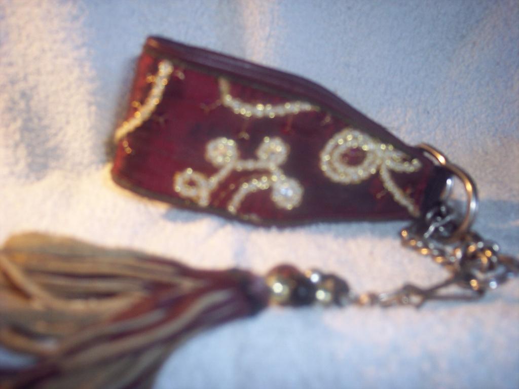 Hondenhalsband Bordeaux / Goudbrokaat, Ophalen of Verzenden, Nieuw