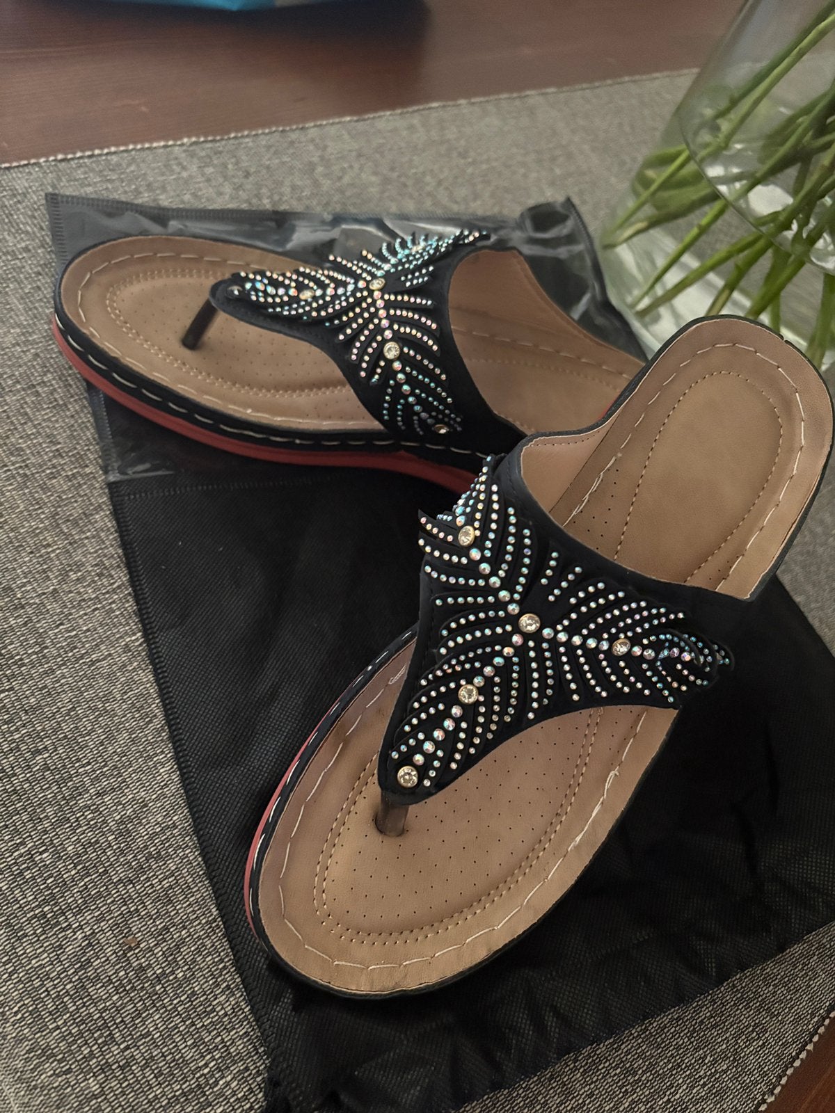 Orthopedische teenslippers, Slippers, Zwart, Nieuw, Ophalen of Verzenden