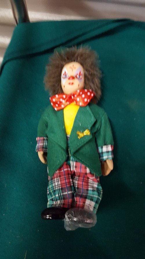 Clown poppen, verzamelobject voor volwassenen, 3 stuks,, Verzamelen, Poppen, Ophalen of Verzenden, 'T Olde Gre-j, Info@toldegrej.nl