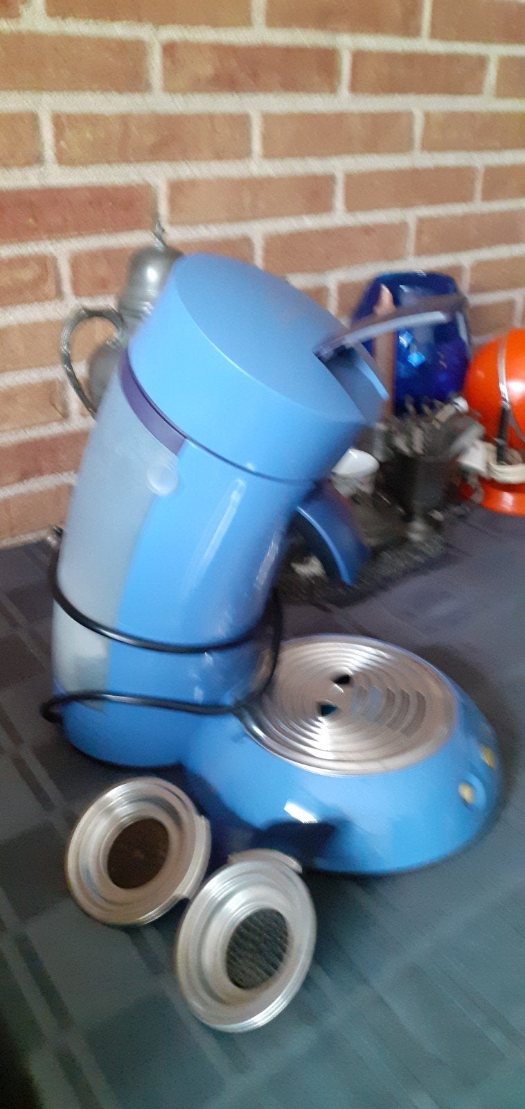 senseo koffie zetter blauw voor pads, Koffiemachine, Ophalen of Verzenden, Zo goed als nieuw, 4 tot 10 kopjes