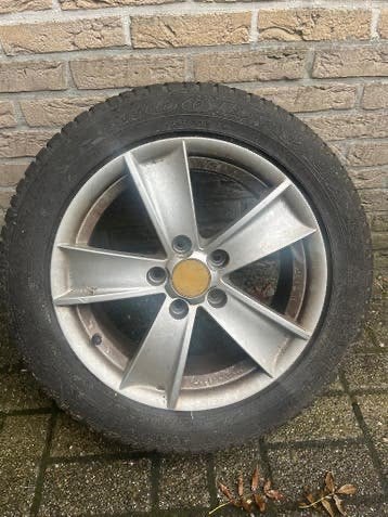 4 Autovelgen aluminium universeel 205x55R16, Ophalen, Gebruikt