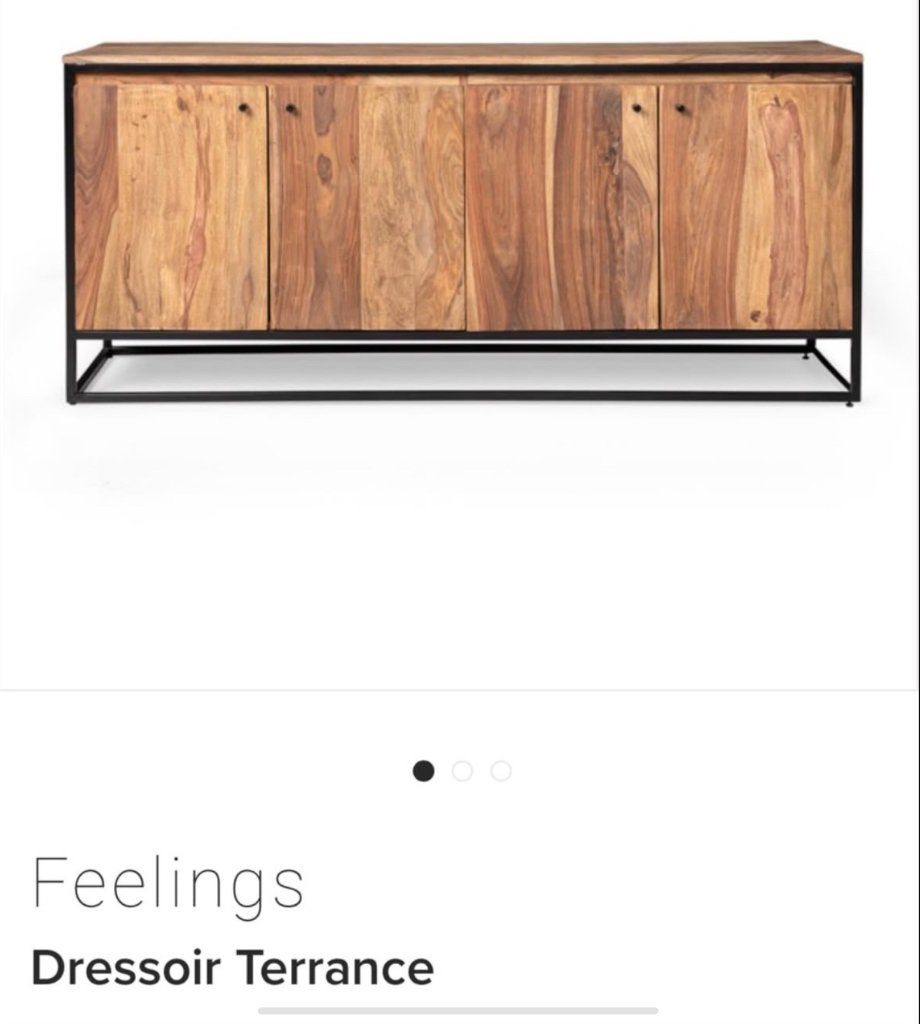 Feelings Dressoir Terrance, Ophalen, Nieuw, 25 tot 50 cm, 150 tot 200 cm