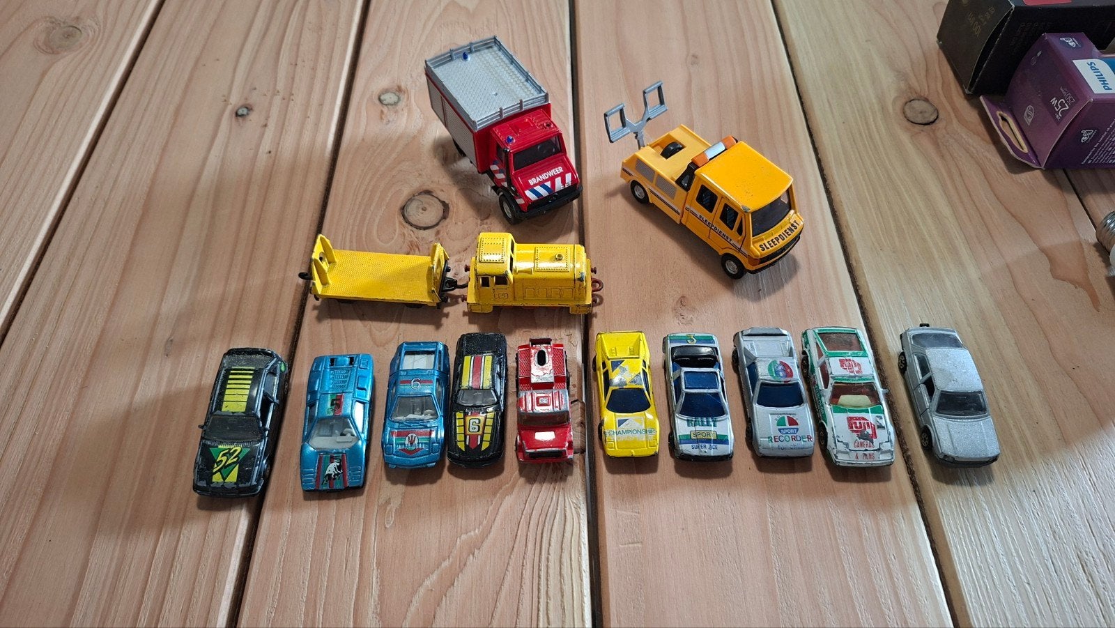 metalen auto's, Ophalen, Gebruikt
