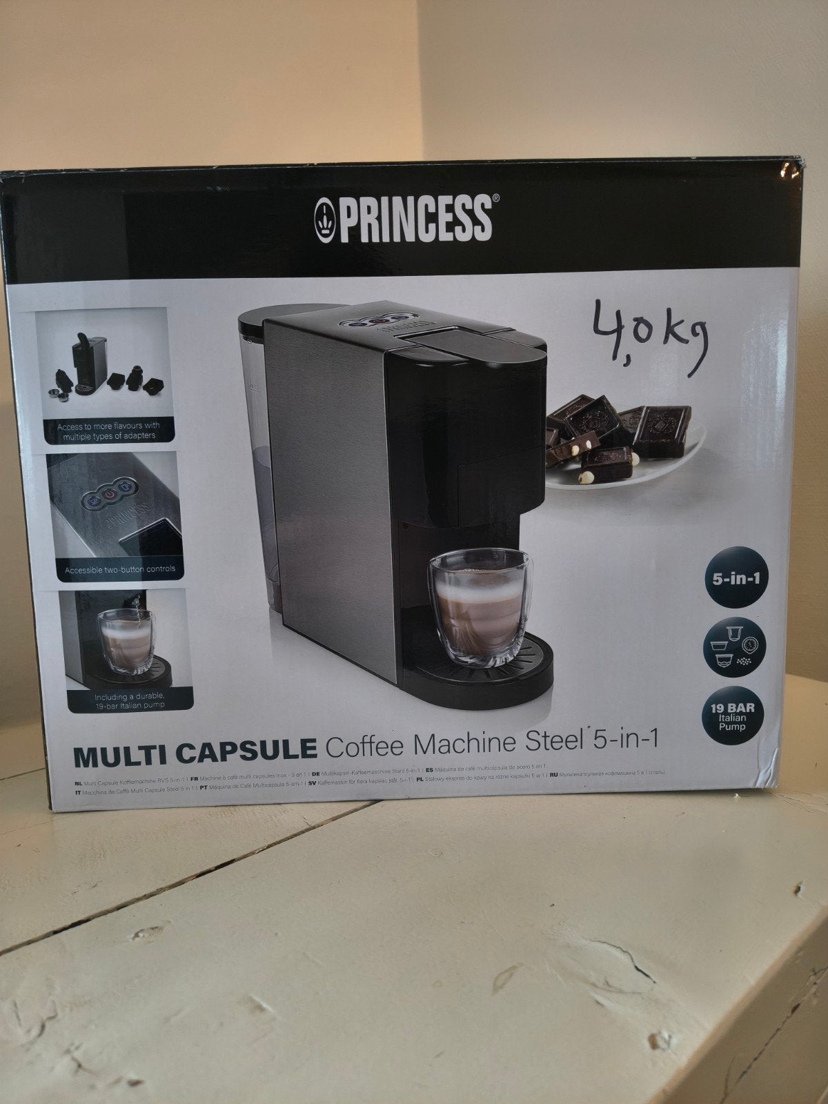 Princess 5-in-1 multi capsule koffie machine., Ophalen of Verzenden, Zo goed als nieuw