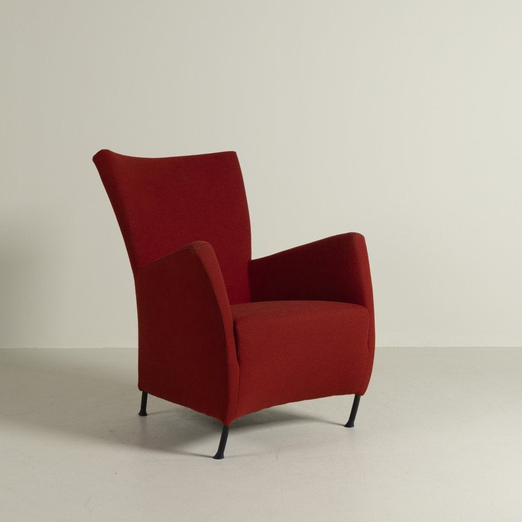 Montis Windy Fauteuil Rood Stof - Zwart, Niet ingevuld, Zo goed als nieuw, Niet ingevuld, Niet ingevuld