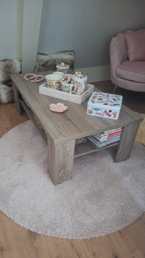 Salontafel en tv meubel in goede staat, Ophalen, 100 tot 150 cm, 50 tot 100 cm, Zo goed als nieuw