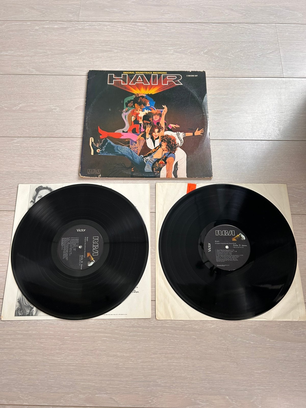 2x vintage LP Hair (1979), Ophalen of Verzenden, Zo goed als nieuw
