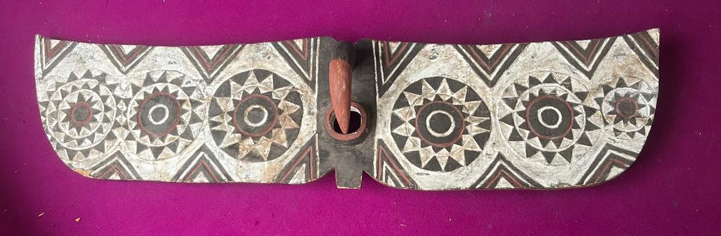 Afrikaans masker - Handgesneden Hout, Ophalen