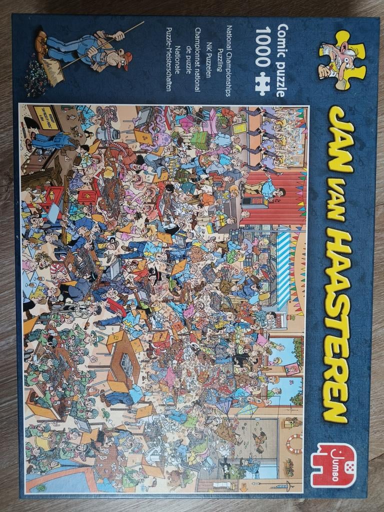 Jan van Haasteren puzzel. NK puzzelen, Ophalen, 500 t/m 1500 stukjes, Zo goed als nieuw