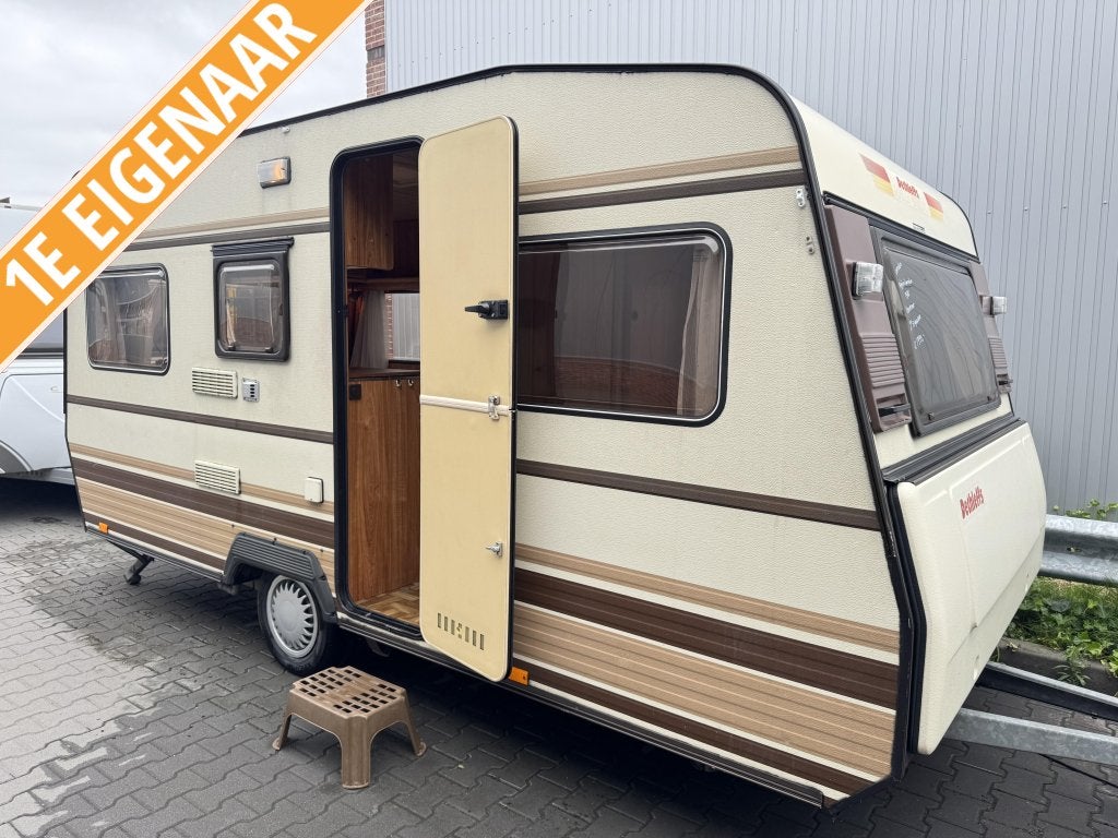Dethleffs Rally Nomad 420 / voortent / 1 e eigenaar, Schokbreker, Bedrijf, Treinzit, 500 - 750 kg