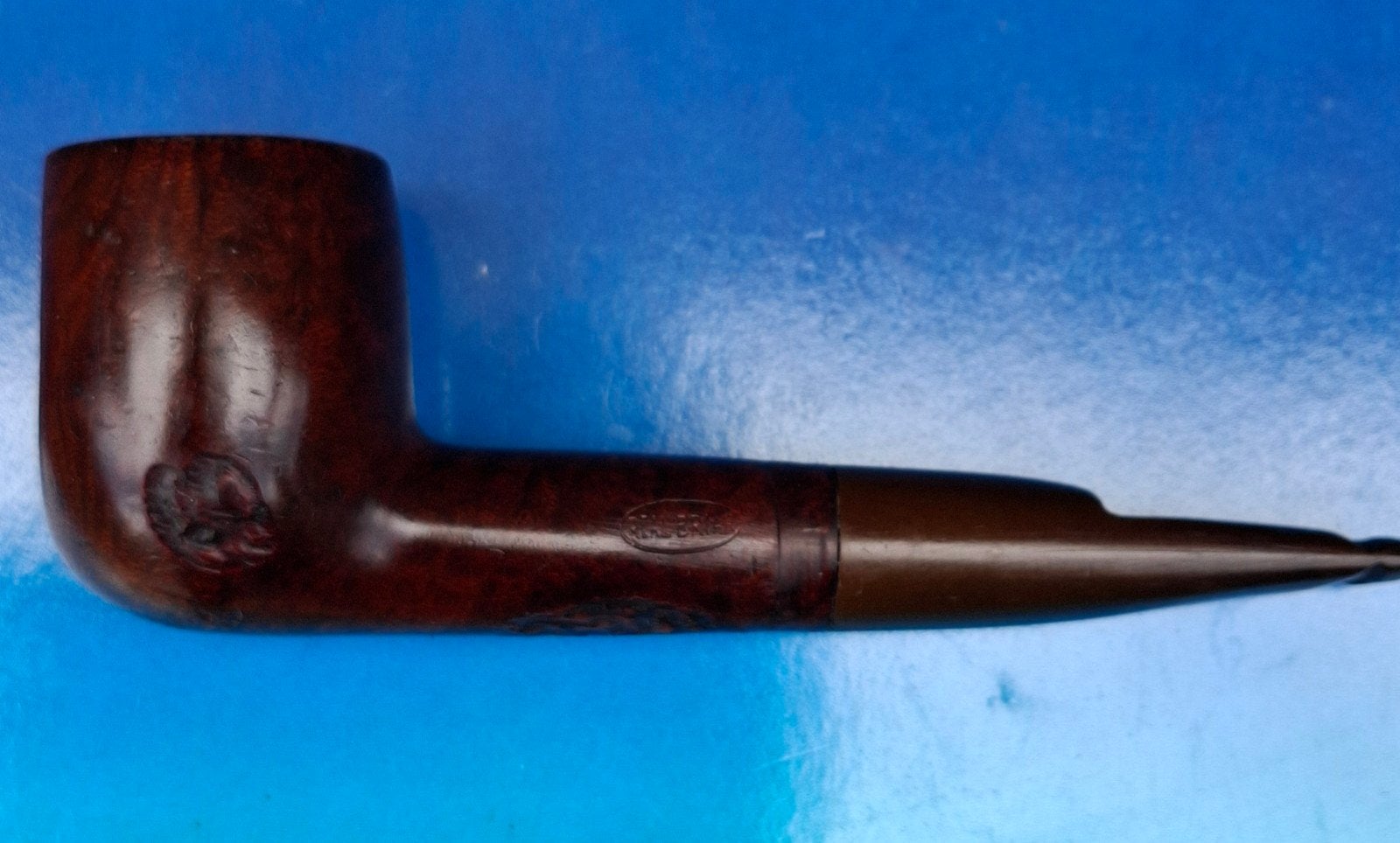 Pijp. REAL BRIAR. Sitter. 14 cm. Ca '70. * Zie tekst., Ophalen, Zo goed als nieuw, (Water)pijp