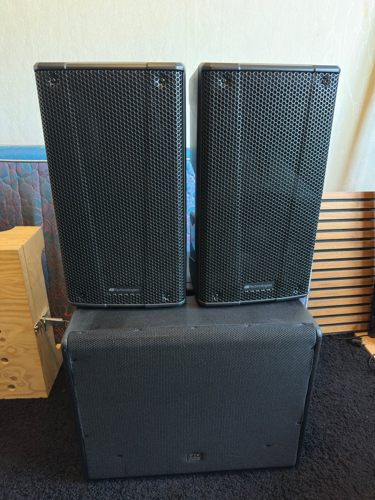 Starter geluidsset Db toppen en Dap subwoofer, Audio, Tv en Foto, Luidsprekers, Ophalen, Zo goed als nieuw, Subwoofer, Overige merken