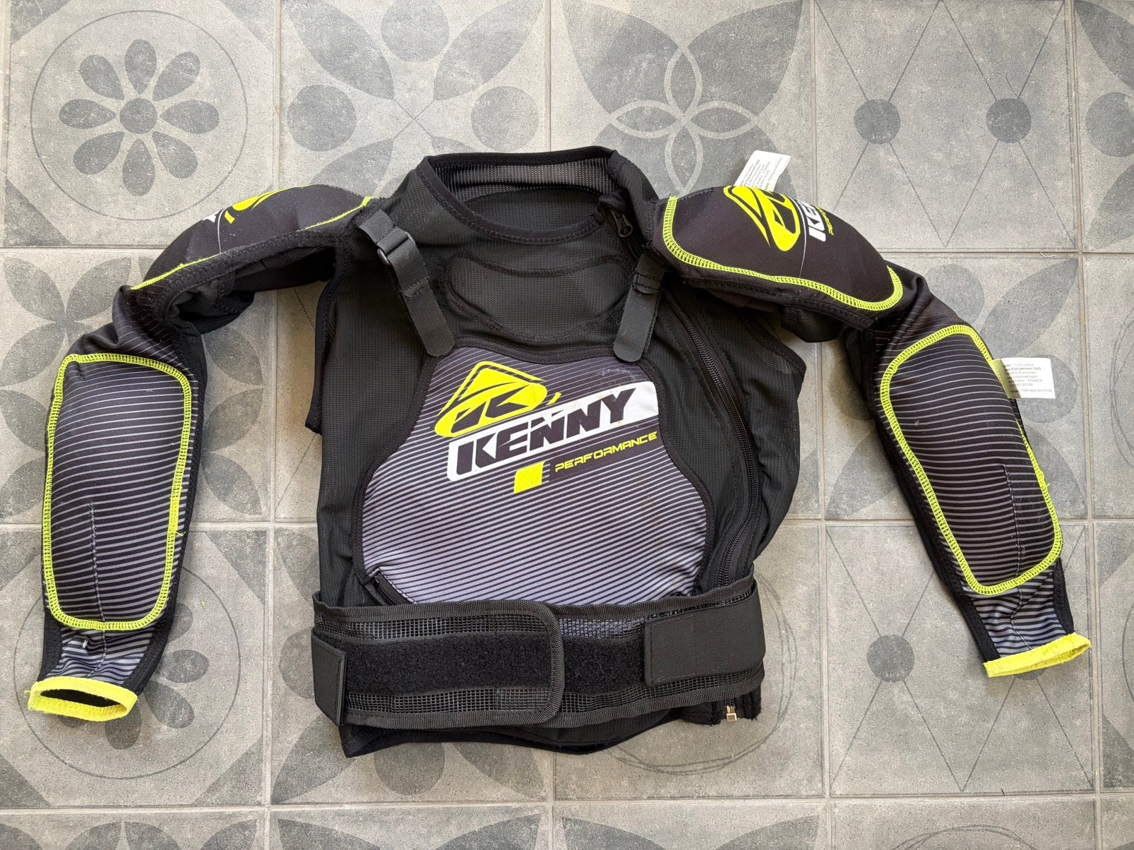 Bodyprotector Kenny Performance kids, Motoren, Ophalen of Verzenden, Tweedehands, Motorcrosskleding