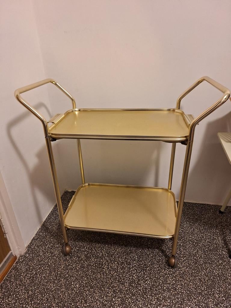 Woodmet serveer trolley, Ophalen, Gebruikt, 50 tot 100 cm, 25 tot 50 cm