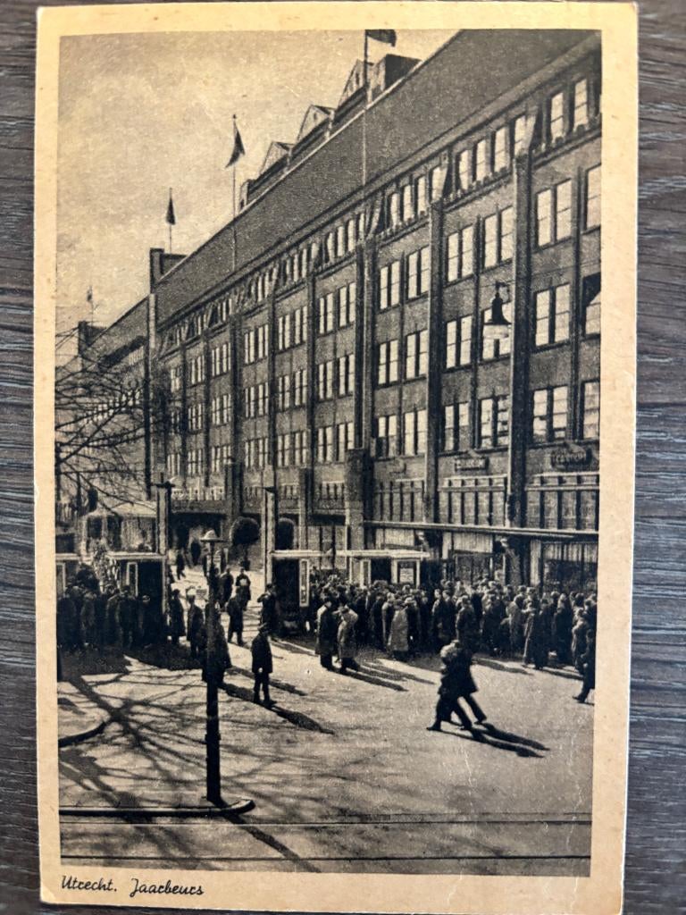 Ansichtkaart Utrecht - Jaarbeurs, Ophalen of Verzenden, 1940 tot 1960, Ongelopen, Utrecht