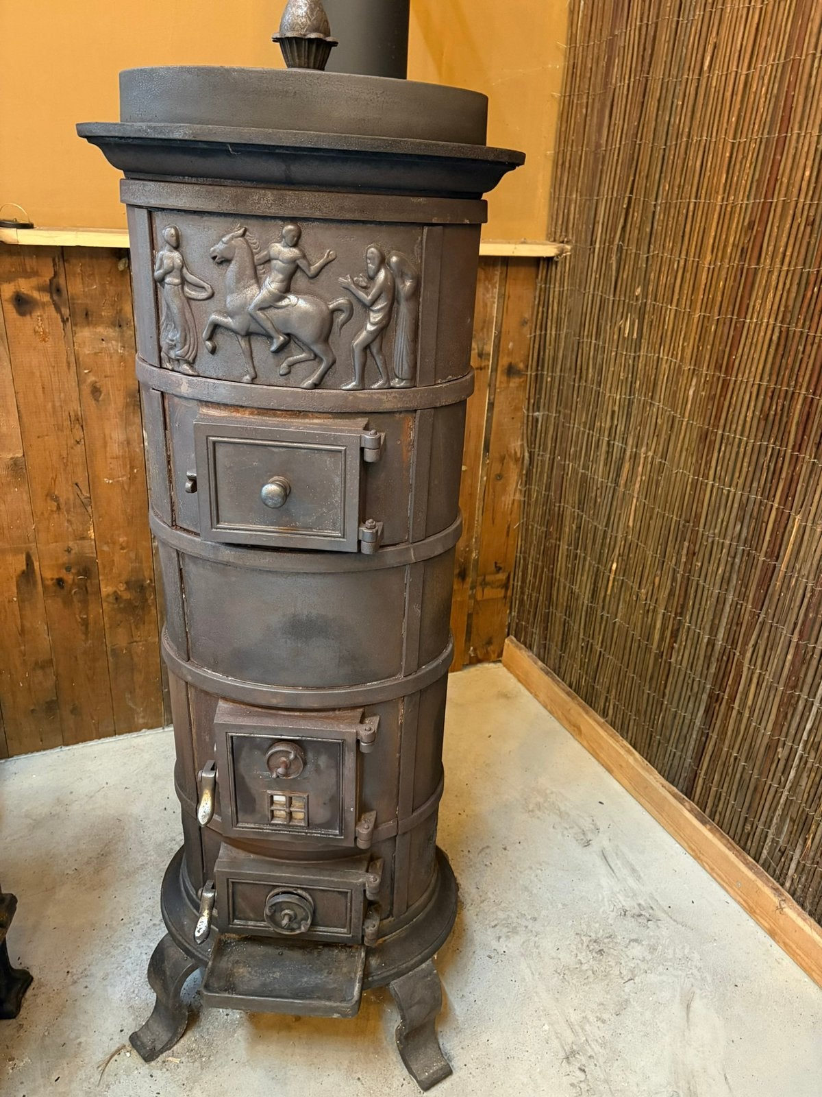 Deense houtkachel, Huis en Inrichting, Kachels, Ophalen, Gebruikt, Hout, Houtkachel