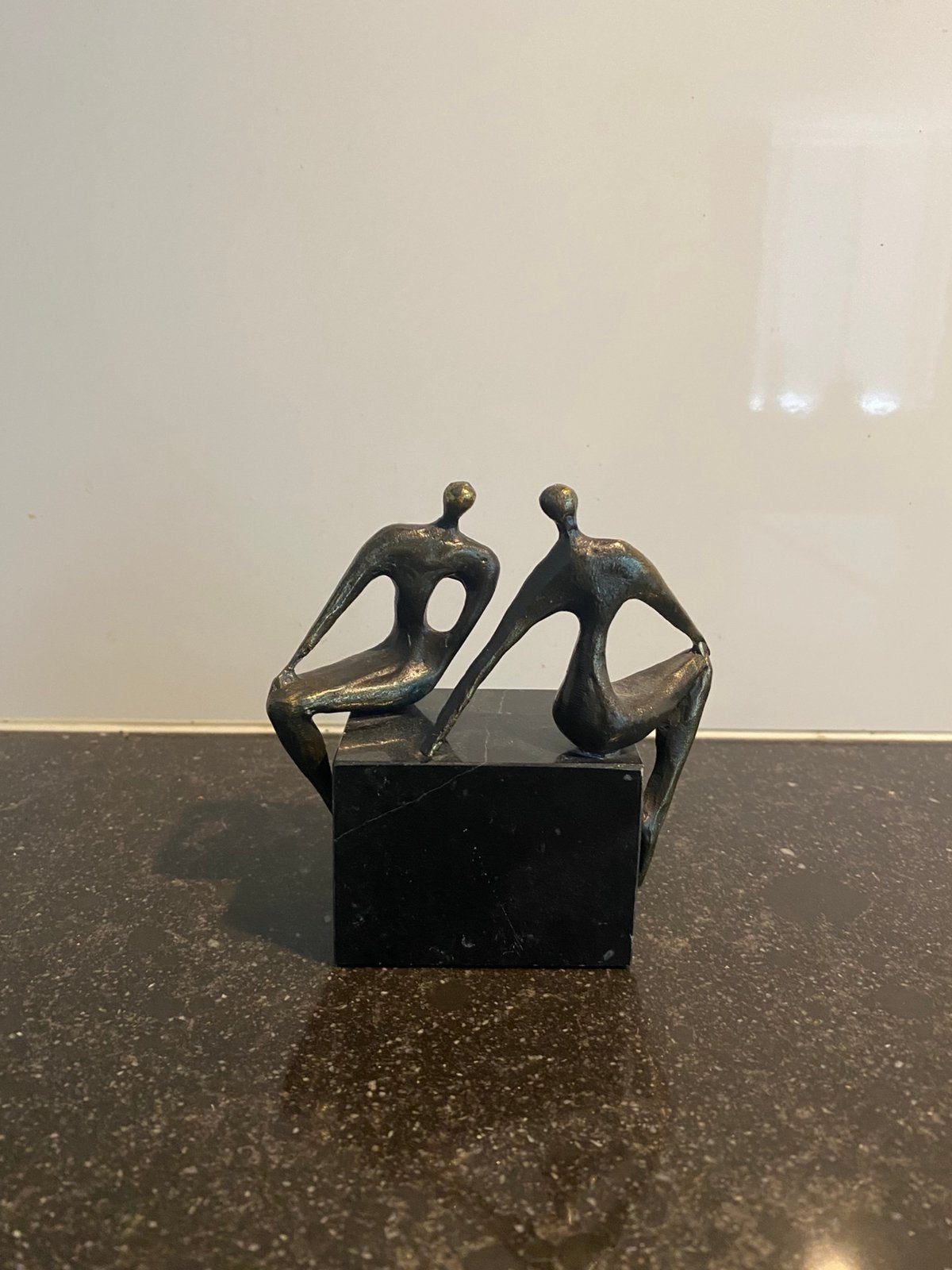 Brons beeld, Antiek en Kunst, Ophalen, 11 cm, Overige typen, Overige materialen