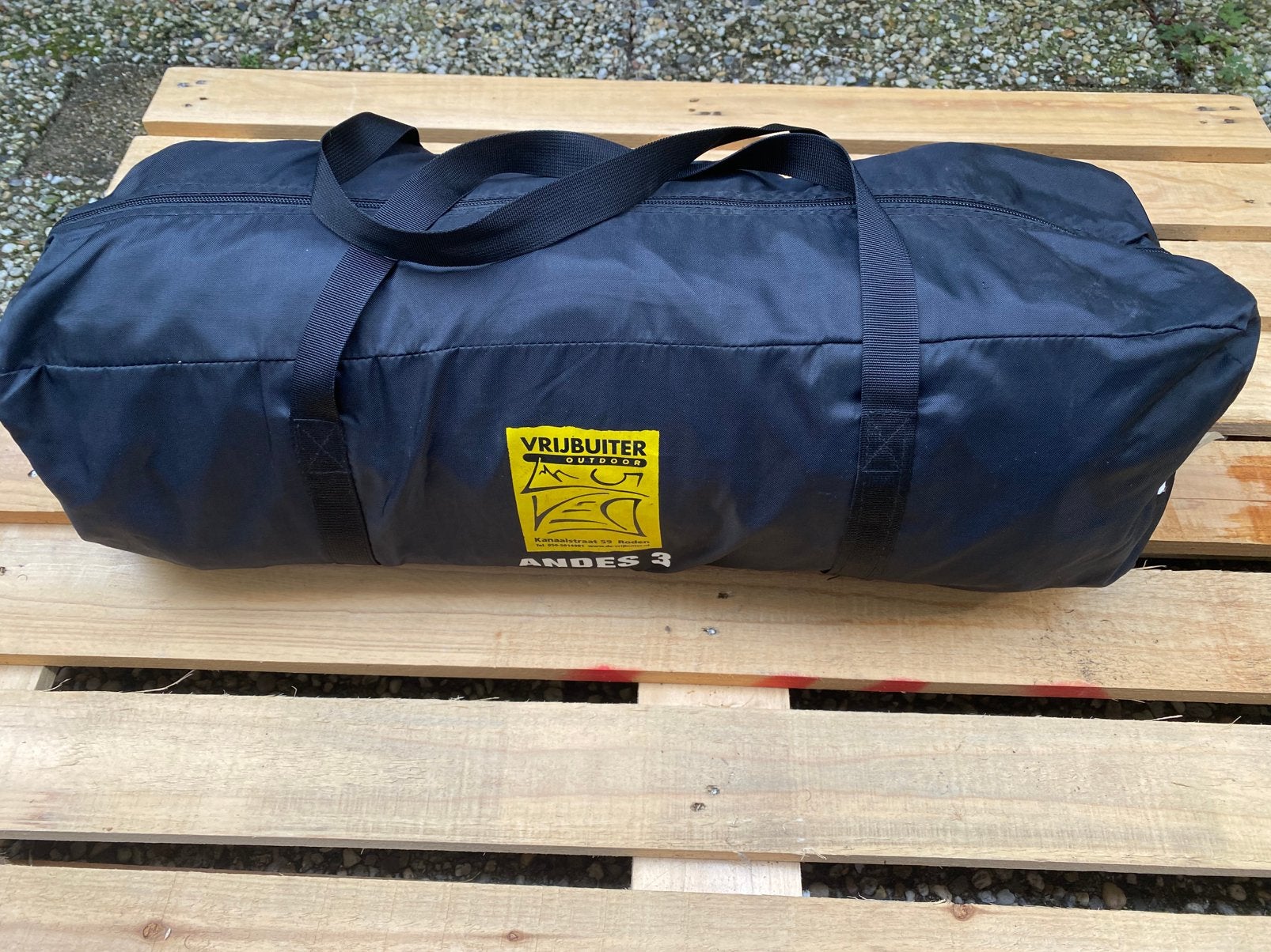 Vintage Vrijbuiter Andes 3 tent (3 personen) (Impregneren), Ophalen of Verzenden