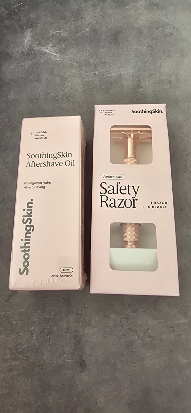 SoothingSkin Safety Razor  & Aftershave Oil, Ophalen of Verzenden, Zo goed als nieuw, Overige typen