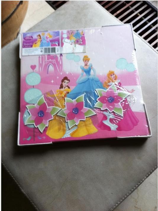 Schilderij Frozen + 3 magneten nieuw, Ophalen of Verzenden, Nieuw, Wanddecoratie