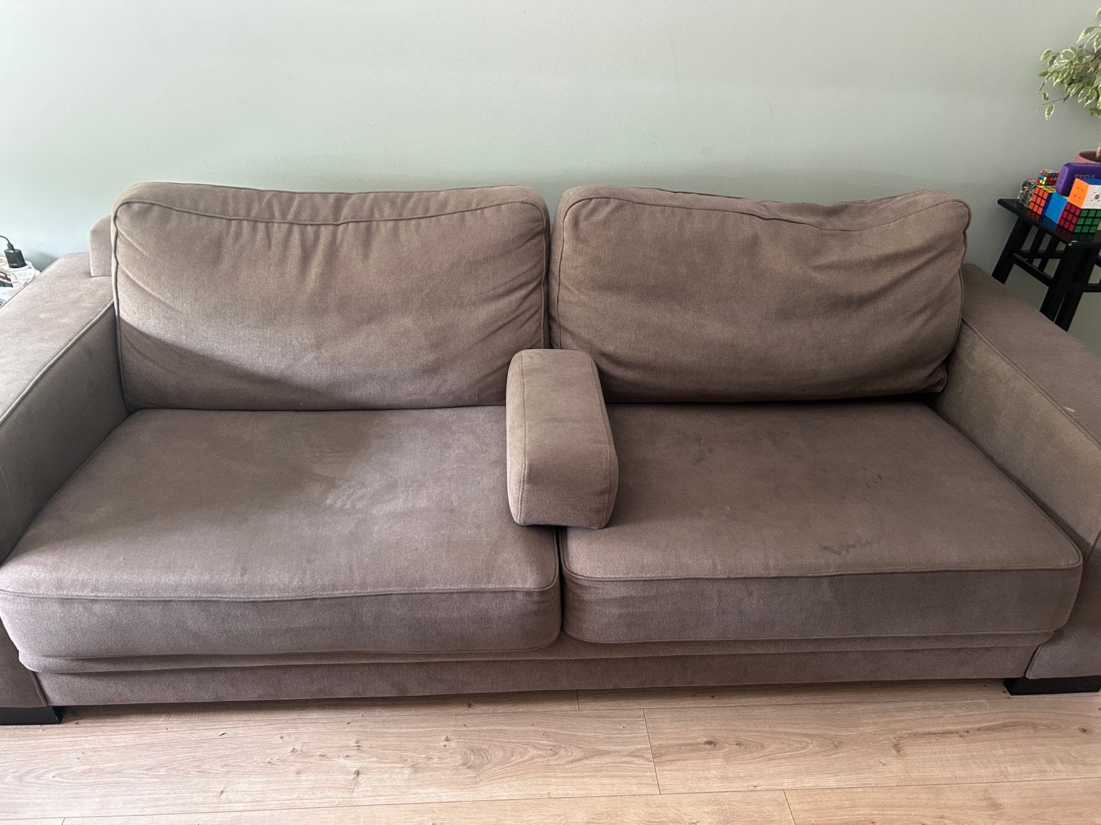 Bank & Loveseat, Huis en Inrichting, Ophalen, Gebruikt, 75 tot 100 cm, Rechte bank