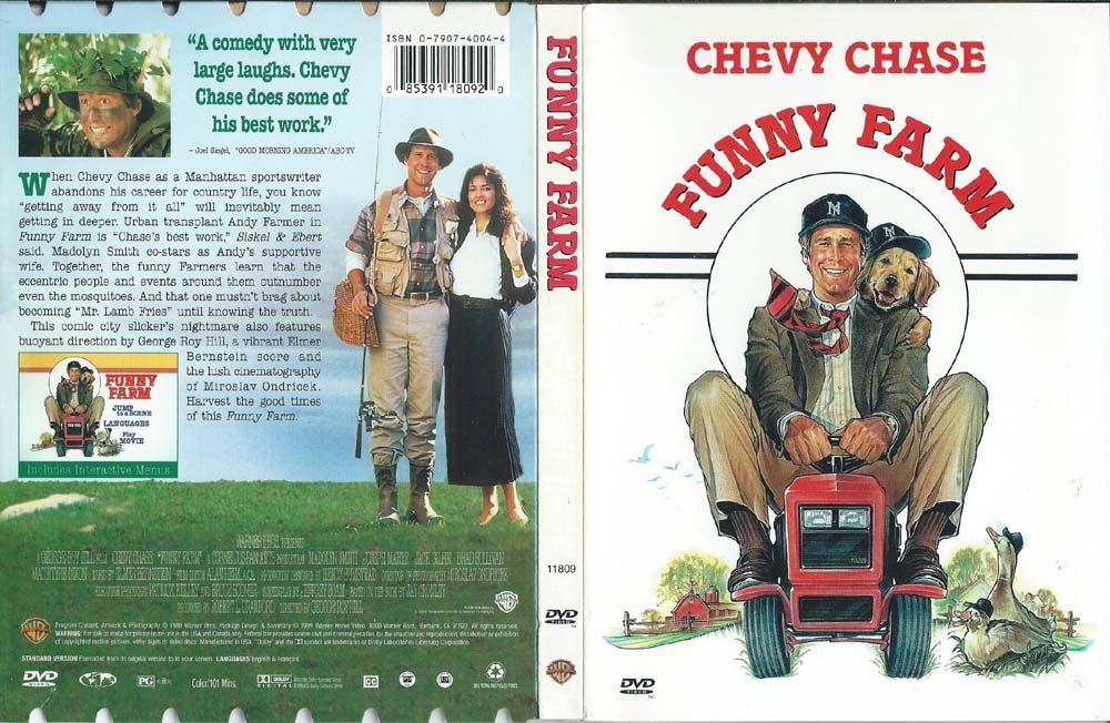 Funny Farm DVD 1988 met Chevy Chase, Marolyn Smith, Alle leeftijden, Ophalen of Verzenden, Zo goed als nieuw