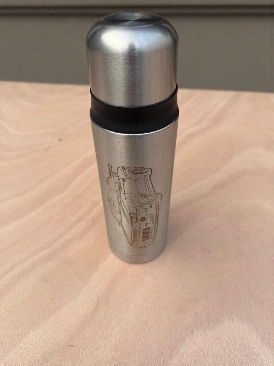 Gepersonaliseerde RVS Thermoskan met Gravure, Overige typen, Gravea, Verzenden, Overige merken
