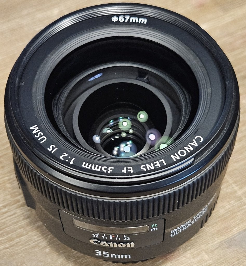 Canon EF 35mm f2.0 IS USM in zeer mooie staat, Ophalen, Canon, Handmatige focus, 35 mm