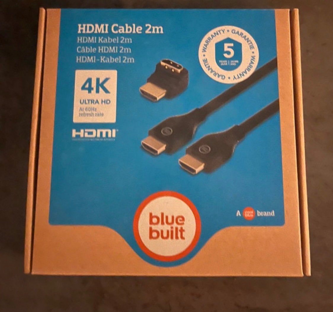 Coolblue HDMI kabel 4K 2 meter nieuw, Verzenden, Nieuw