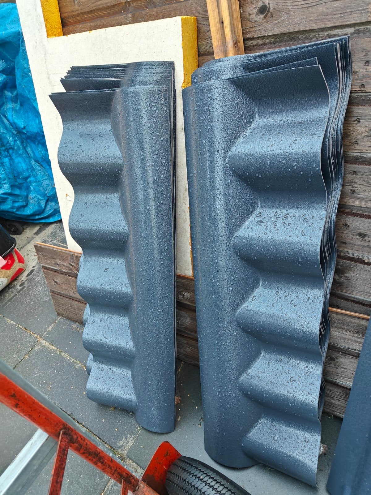 Kunststof Nokvorst golfplaat 20 stuks nieuw en ongebruikt, Ophalen, Kunststof, Zwart, Nieuw