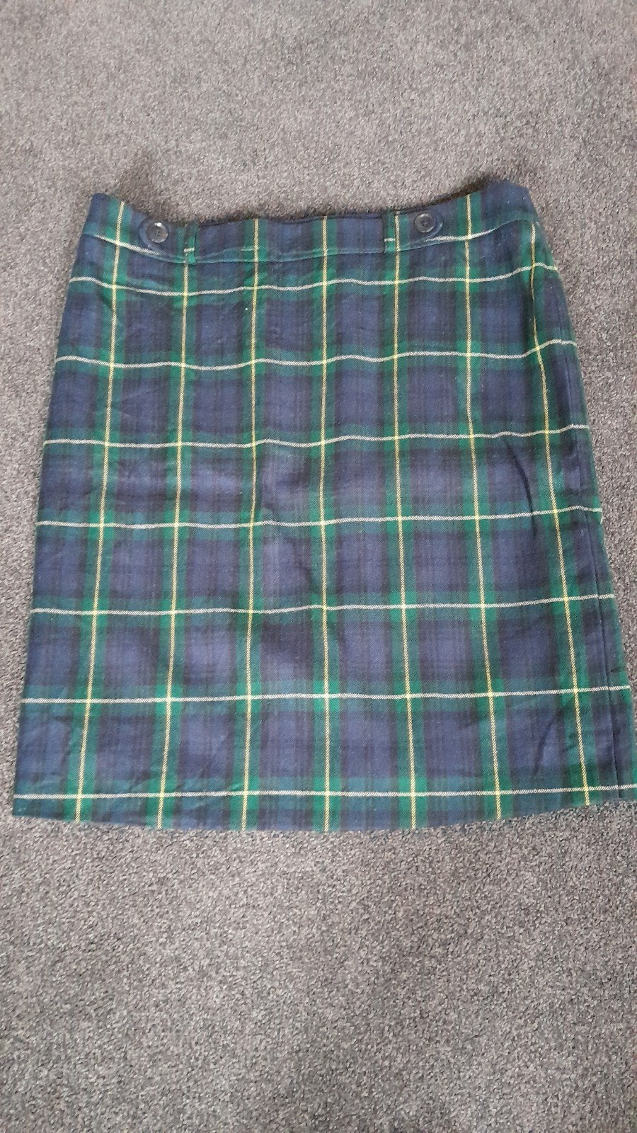 Wollen geruite rok cartney, maat 38/40, Maat 38/40 (M), Blauw, Ophalen of Verzenden, Knielengte