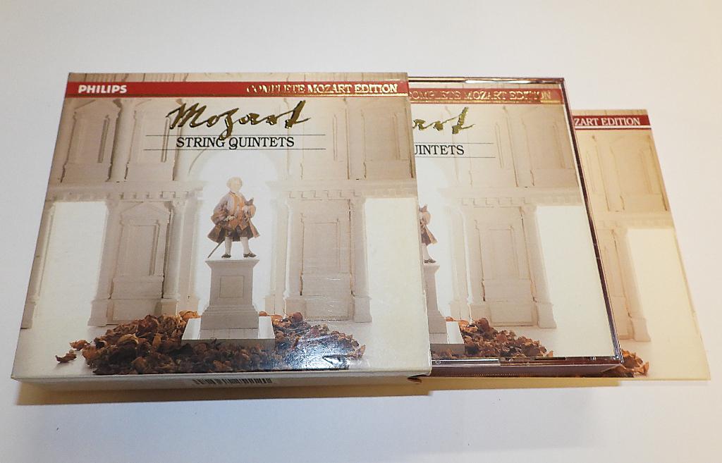 3CD Mozart String Quintets Grumiaux Philips WG 1st edition, Boxset, Ophalen of Verzenden, Classicisme, Kamermuziek