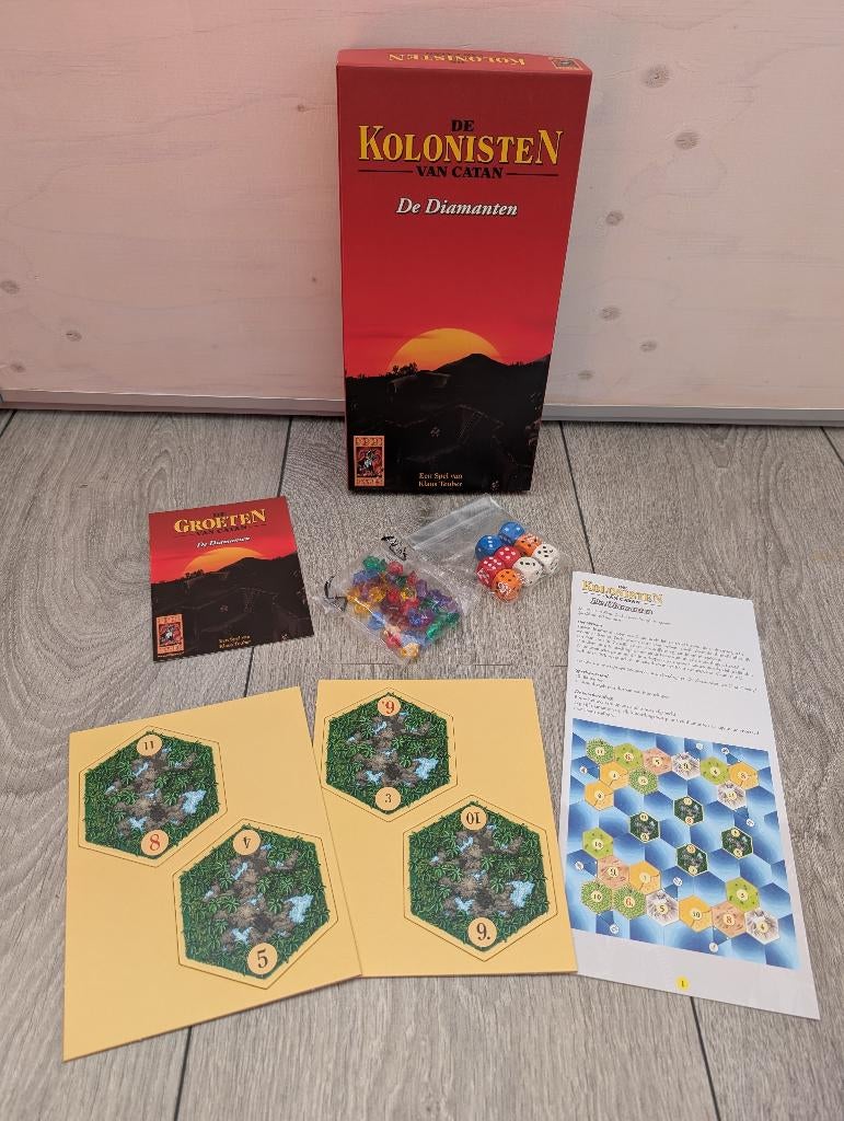 De kolonisten van Catan - De Diamanten, Een of twee spelers, Ophalen of Verzenden, Zo goed als nieuw, 999 Games