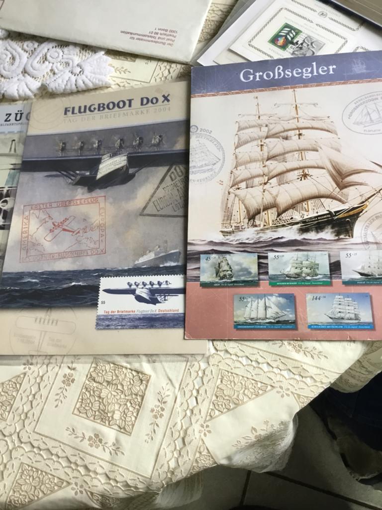 Verzameling Duitse postzegelboekjes - Schepen, Treinen, Vlie, Ophalen of Verzenden, Zo goed als nieuw
