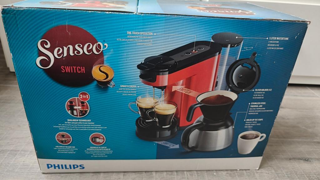 Senseo Switch HD7892/80 Pad- en filterkoffiezetapparaat, Witgoed en Apparatuur, Koffiezetapparaten, Ophalen of Verzenden, Overige modellen