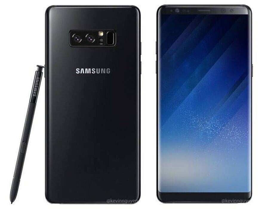 Samsung Galaxy Note8, Telecommunicatie, Ophalen, Gebruikt, Zwart, Touchscreen