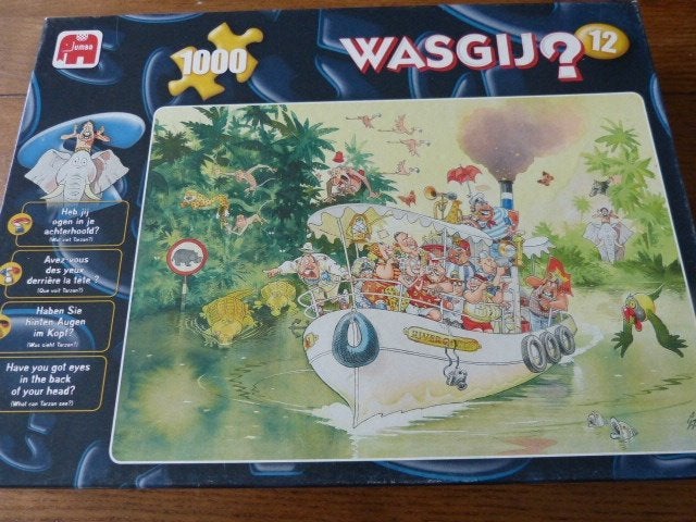 Wasgij nr 12 - Wat ziet Tarzan?, 1000 stukjes, Ophalen of Verzenden, 500 t/m 1500 stukjes, Zo goed als nieuw, Legpuzzel