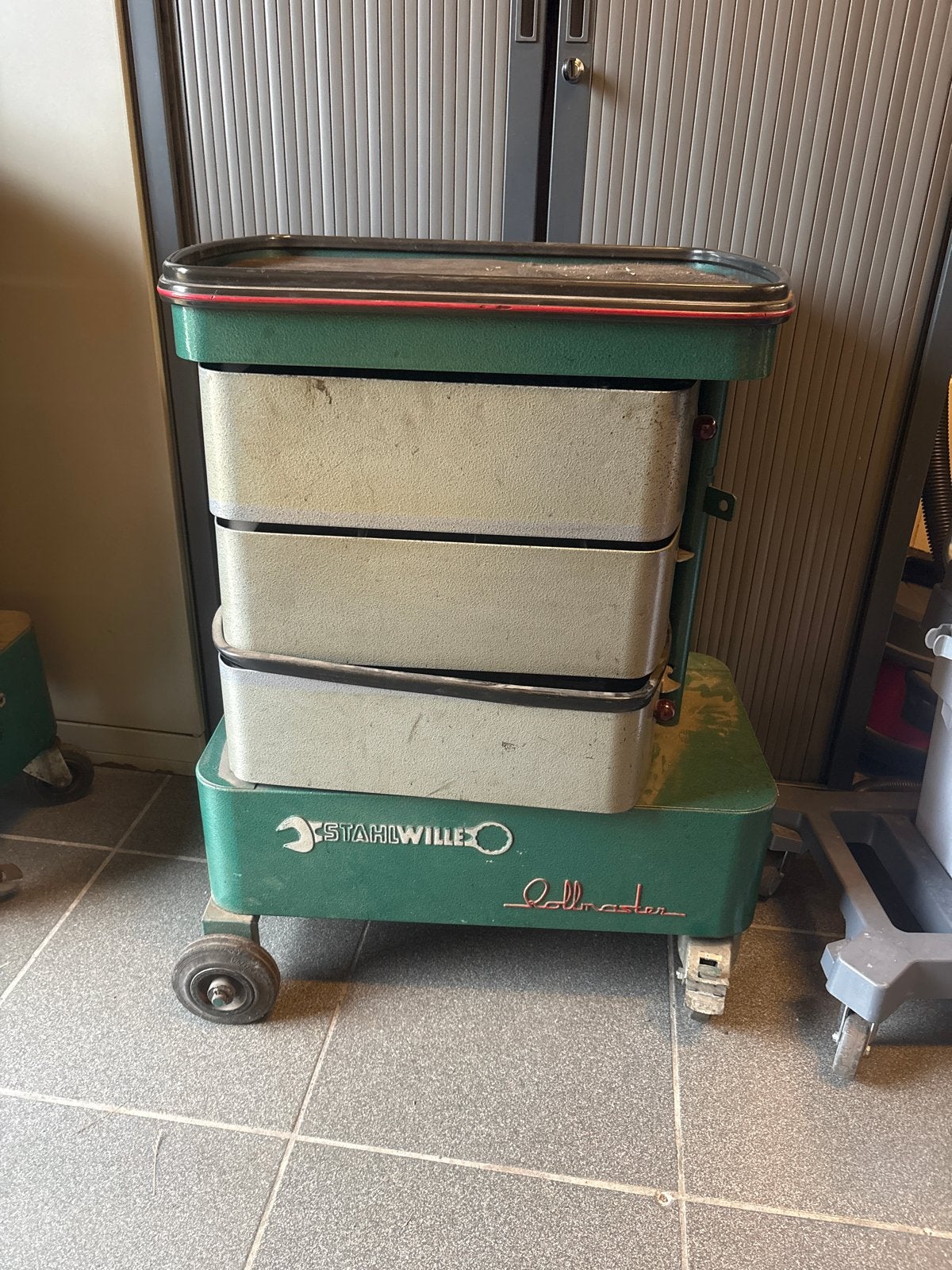 Stahlwille Rollmaster gereedschapswagen, Ophalen, Gebruikt