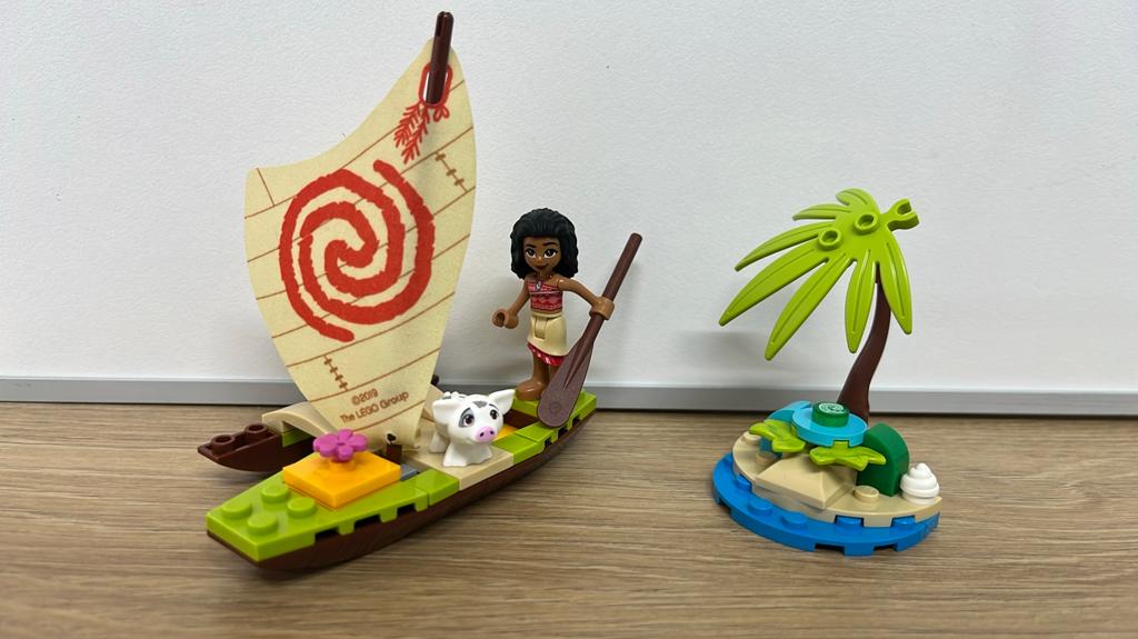 LEGO Disney Vaiana's Oceaanavontuur (43170), Gebruikt, Lego, Ophalen of Verzenden, Compleet
