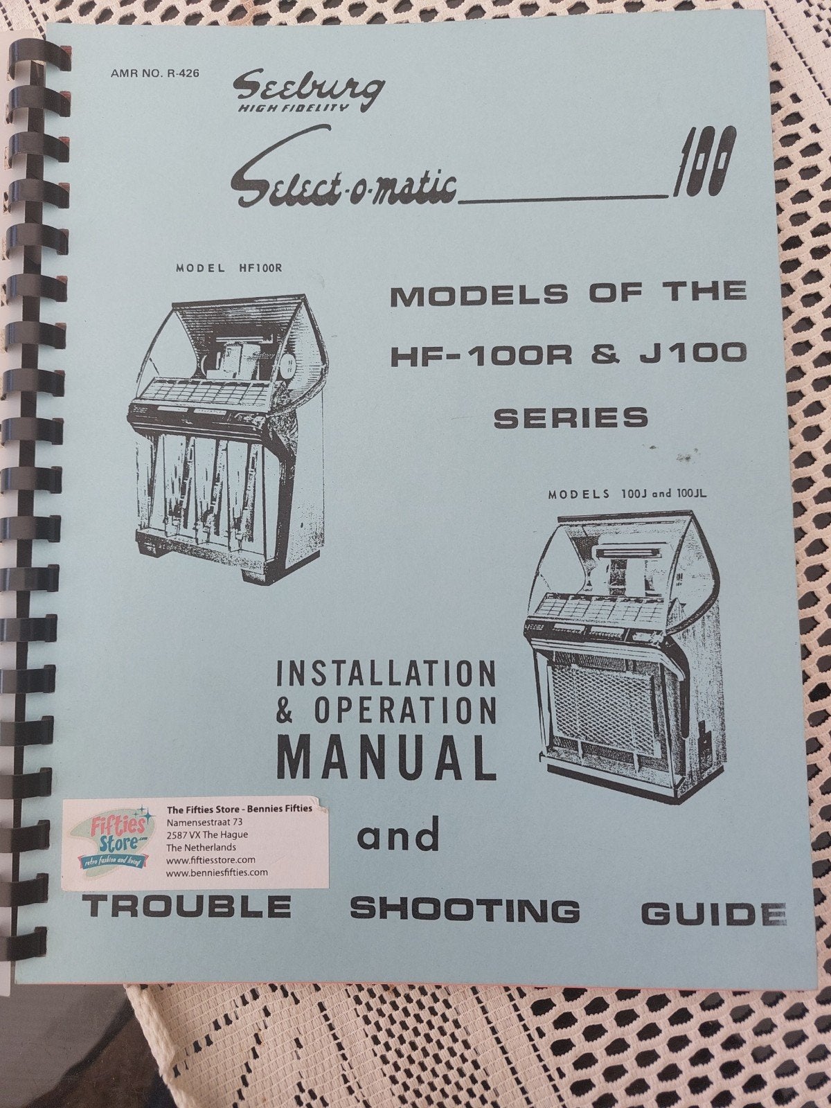 handleiding nieuw seeburg type r, Verzamelen, Verzenden, Nieuw, 1950 tot 1960, Seeburg
